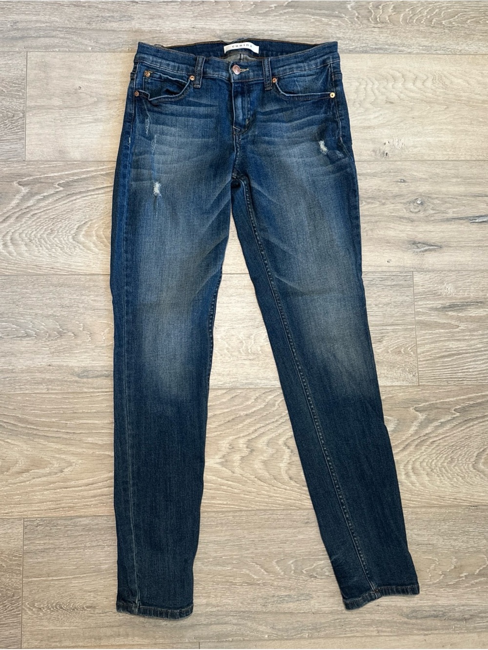 Eunina Dark Blue Skinny Jeans
